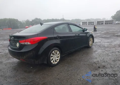 2012 Hyundai Elantra Gls z USA, uszkodzony, nr VIN 5NPDH4AE7CH143918